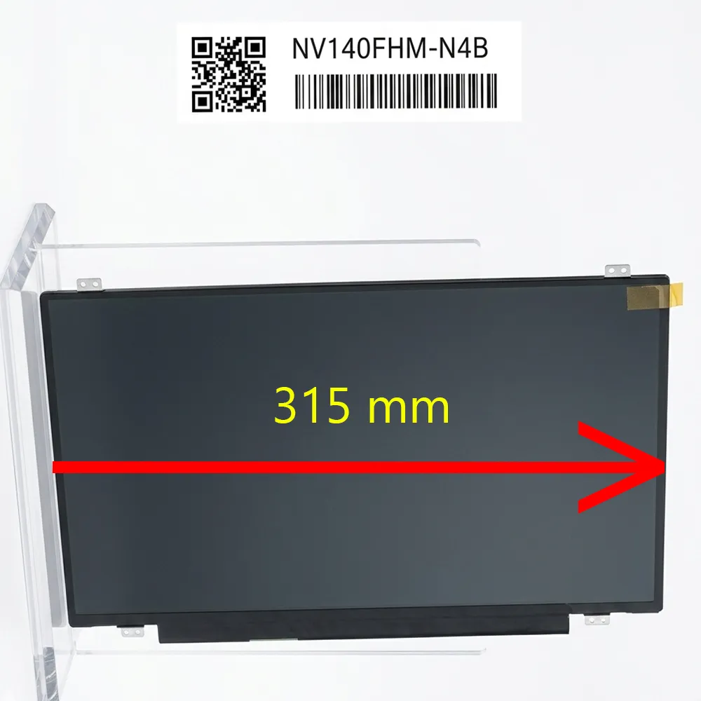 [D000001] LCD DISPLAY  N140HCA-EBA | B140HAN01.8  |  NV140FHM-N3B | LM140LF3L  |  NT140FHM-N43 V8.0 - 14.0" FHD IPS 315MM