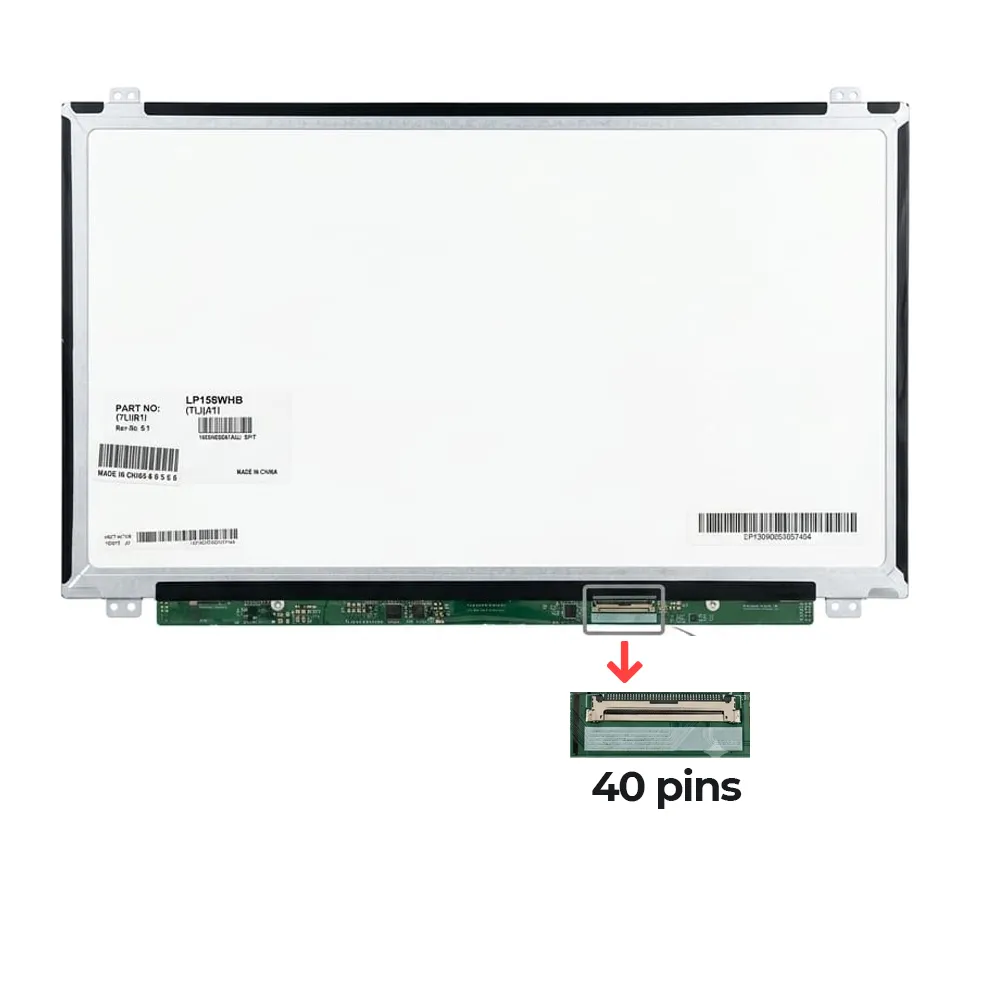 LP156WHB(TL)(B1) Replacement Screens-LP156WH3 - B156XW03 - N156BGE-L41 - N156B6-L0D - B156XW04 - B156XTN03.2 - LTN156AT20