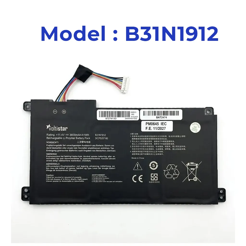 ASUS E410 BATTERY | E410M | E410MA | E410K | E410KA - B31N1912 | C31N1912