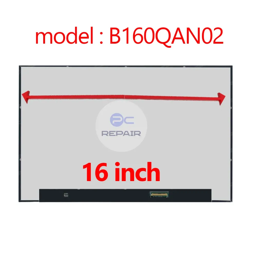 Laptop Screen Panel 16.0-Inch - 240Hz QHD - 40 Pin-B160QAN02